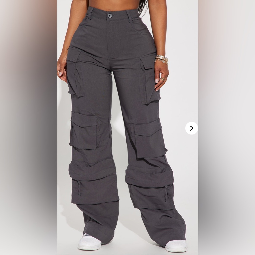 Fashion Nova Walk On By Cargo Pants
